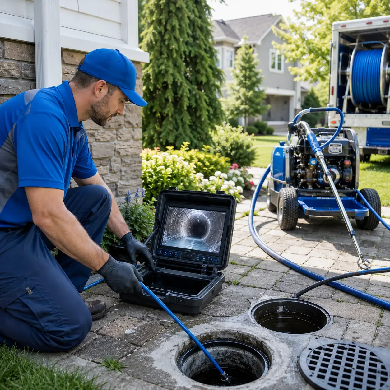 Outdoor drain cleaning professionals serving Street, MD